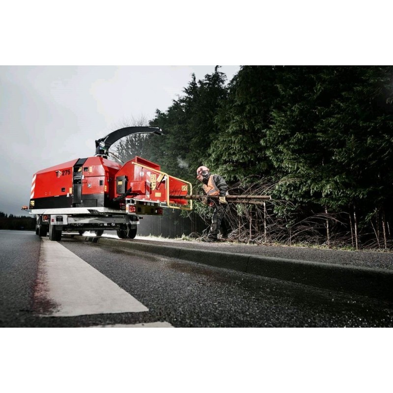 Déchiqueteuse de branches TP280 MOBILE DOUBLE ESSIEUX