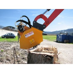 Rogneuse de souche hydraulique pour pelle de 1T5 à 4T