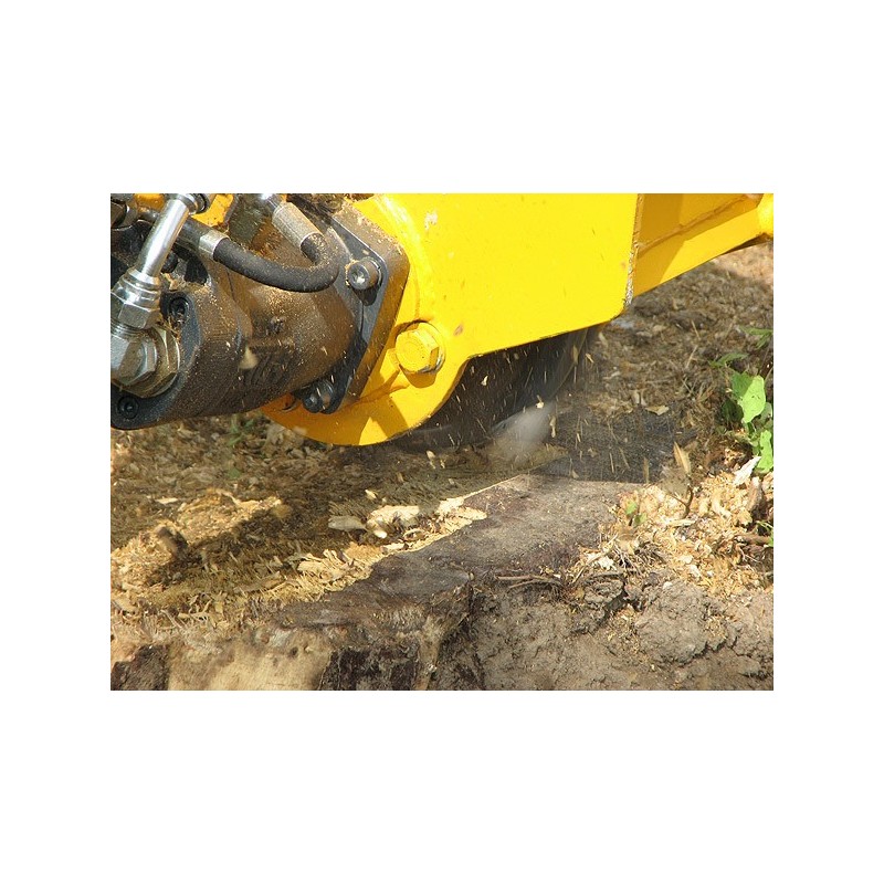 Rogneuse de souche hydraulique pour pelle de 1T5 à 4T