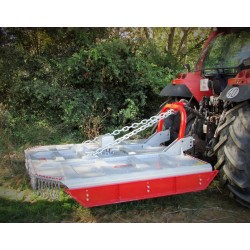 Débroussailleuse semi forestière à lames ou à chaînes pour tracteur de 50 Cv à 140 Cv