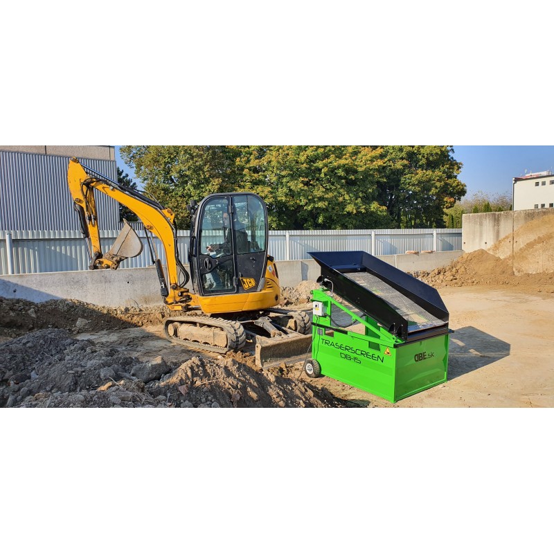 Crible stationnaire traserscreen DB-15 De 2 à 15 Tonnes par heure