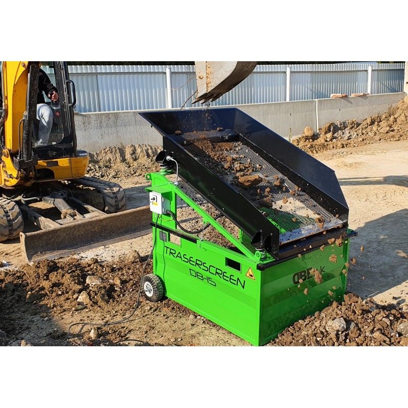 Crible stationnaire traserscreen DB-15 De 2 à 15 Tonnes par heure