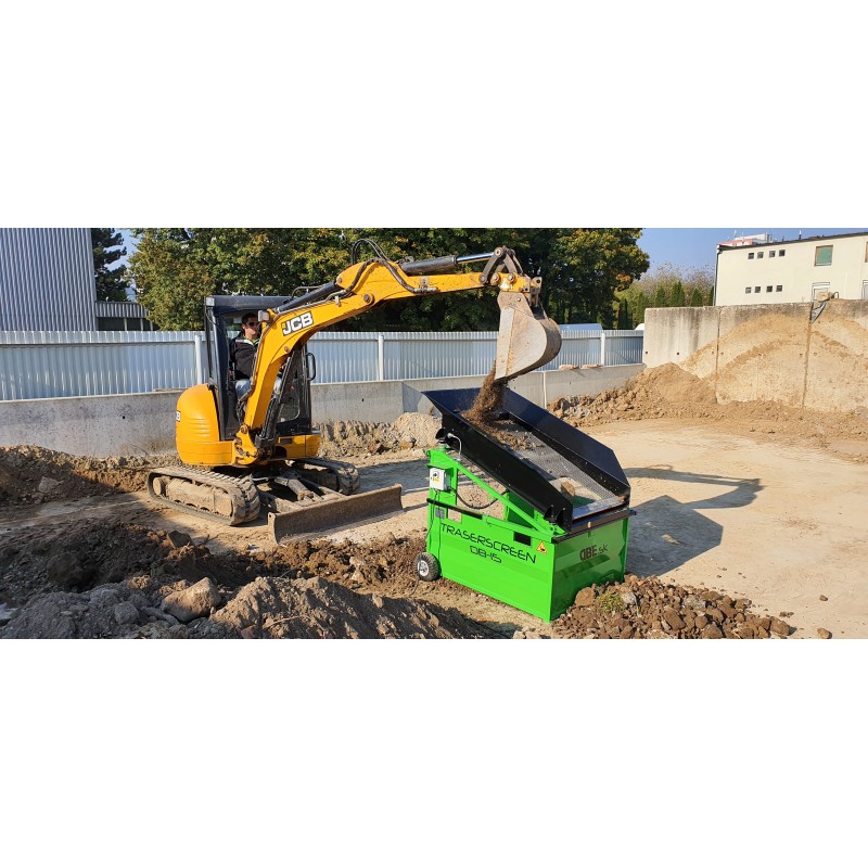 Crible stationnaire traserscreen DB-15 De 2 à 15 Tonnes par heure