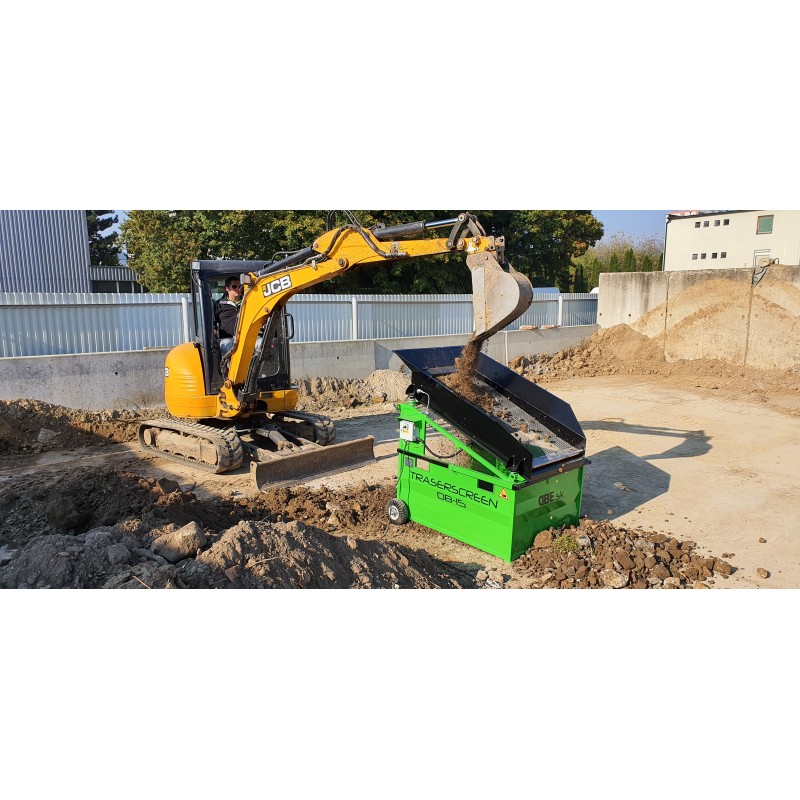 Crible stationnaire traserscreen DB-15 De 2 à 15 Tonnes par heure