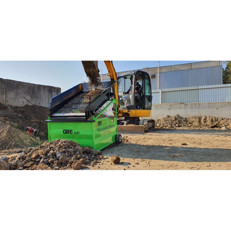 Crible stationnaire traserscreen DB-15 De 2 à 15 Tonnes par heure