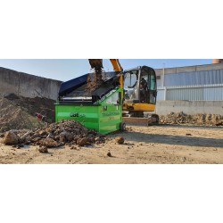 Crible stationnaire traserscreen DB-15 De 2 à 15 Tonnes par heure