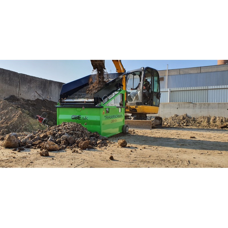 Crible stationnaire traserscreen DB-15 De 2 à 15 Tonnes par heure