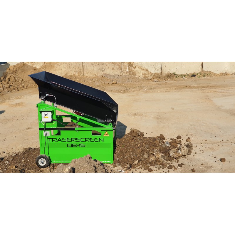 Crible stationnaire traserscreen DB-15 De 2 à 15 Tonnes par heure