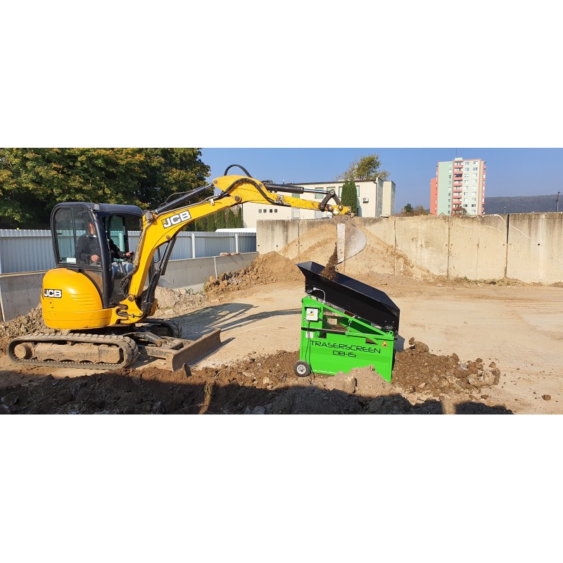 Crible stationnaire traserscreen DB-15 De 2 à 15 Tonnes par heure