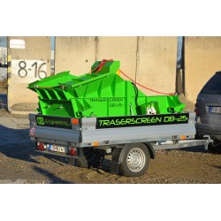 Crible stationnaire traserscreen DB-25 Capacité de criblage de 7 à 25 Tonnes par heure
