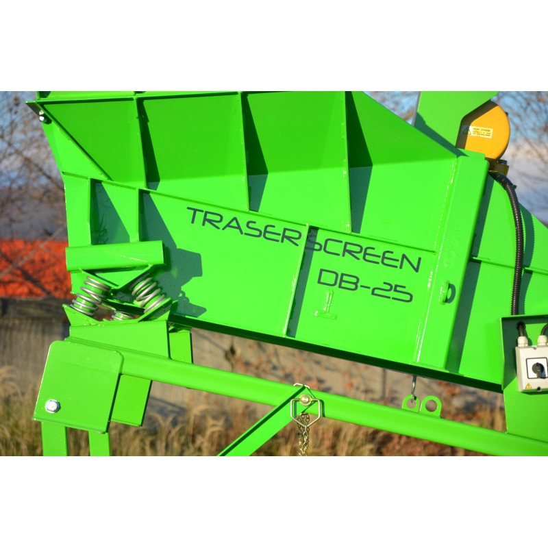 Crible stationnaire traserscreen DB-25 Capacité de criblage de 7 à 25 Tonnes par heure