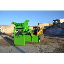 Crible stationnaire traserscreen DB-25 Capacité de criblage de 7 à 25 Tonnes par heure