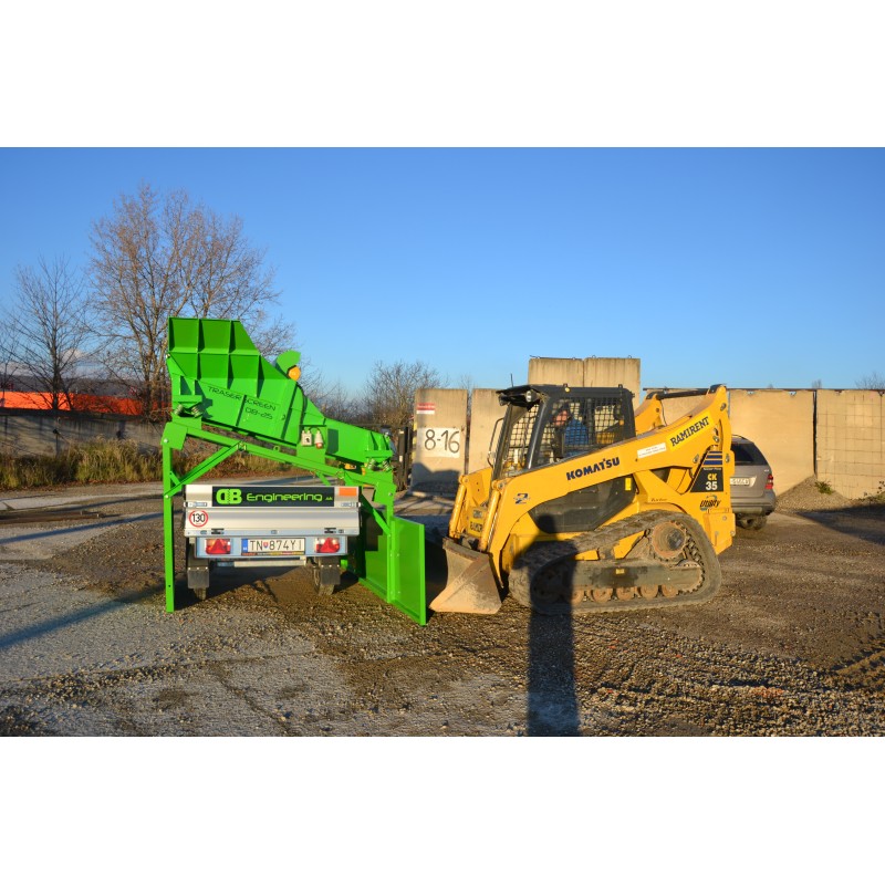Crible stationnaire traserscreen DB-25 Capacité de criblage de 7 à 25 Tonnes par heure