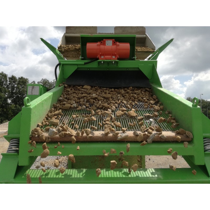 Crible stationnaire traserscreen DB-25 Capacité de criblage de 7 à 25 Tonnes par heure