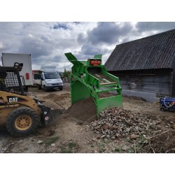 Crible stationnaire traserscreen DB-25 Capacité de criblage de 7 à 25 Tonnes par heure