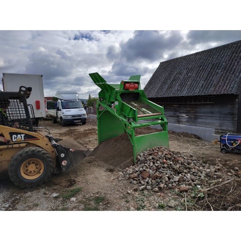 Crible stationnaire traserscreen DB-25 Capacité de criblage de 7 à 25 Tonnes par heure
