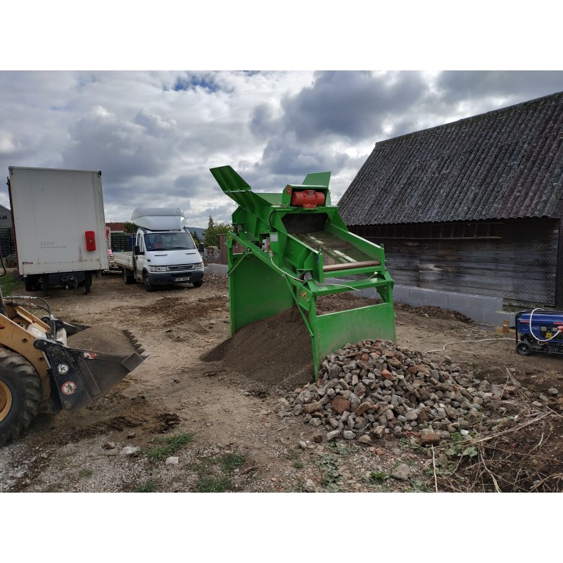 Crible stationnaire traserscreen DB-25 Capacité de criblage de 7 à 25 Tonnes par heure