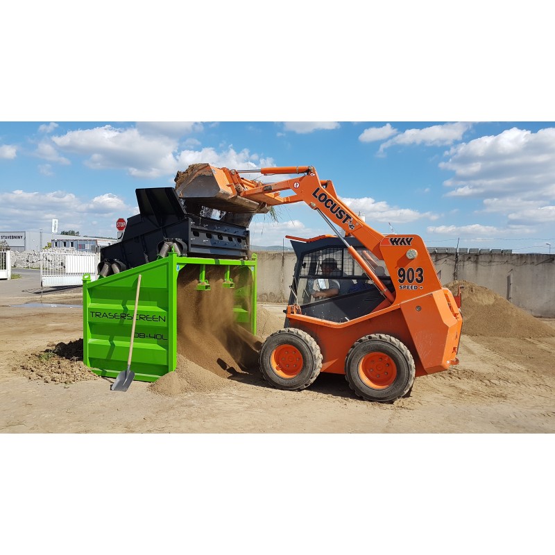 Crible stationnaire traserscreen DB-40L 18-60 t/h