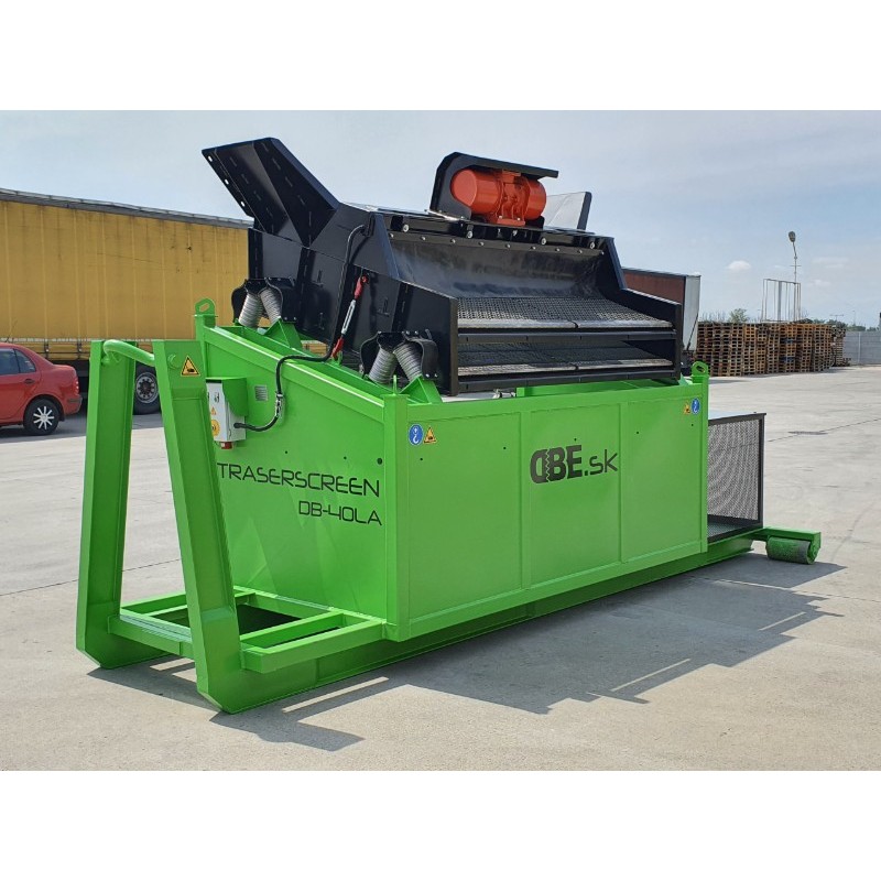 Crible SUR BERCE POLYBENNE DB40LA 18-60 t/h