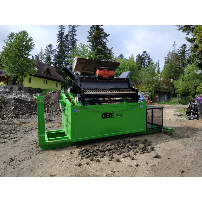 Crible SUR BERCE POLYBENNE DB40LA 18-60 t/h