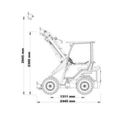 Valet de ferme CASTLOADER 820D