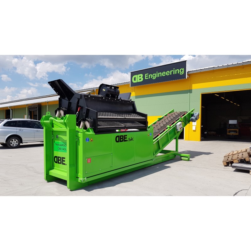 Crible SUR BERCE POLYBENNE DB40LS 18-60 t/h