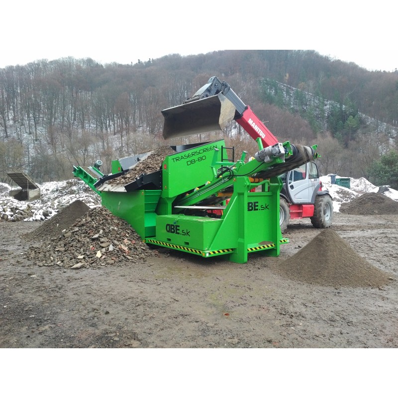 Crible SUR BERCE POLYBENNE DB80 37-150 t/h