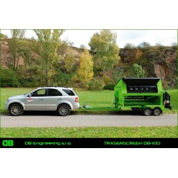 Crible stationnaire traserscreen DB-100 37-150 t/h