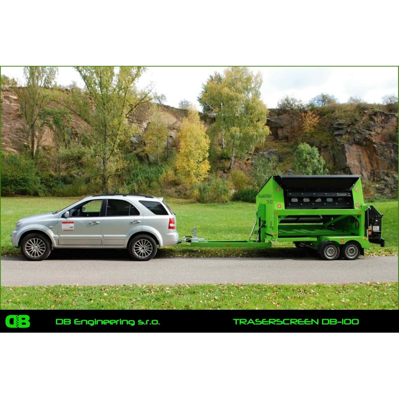 Crible stationnaire traserscreen DB-100 37-150 t/h