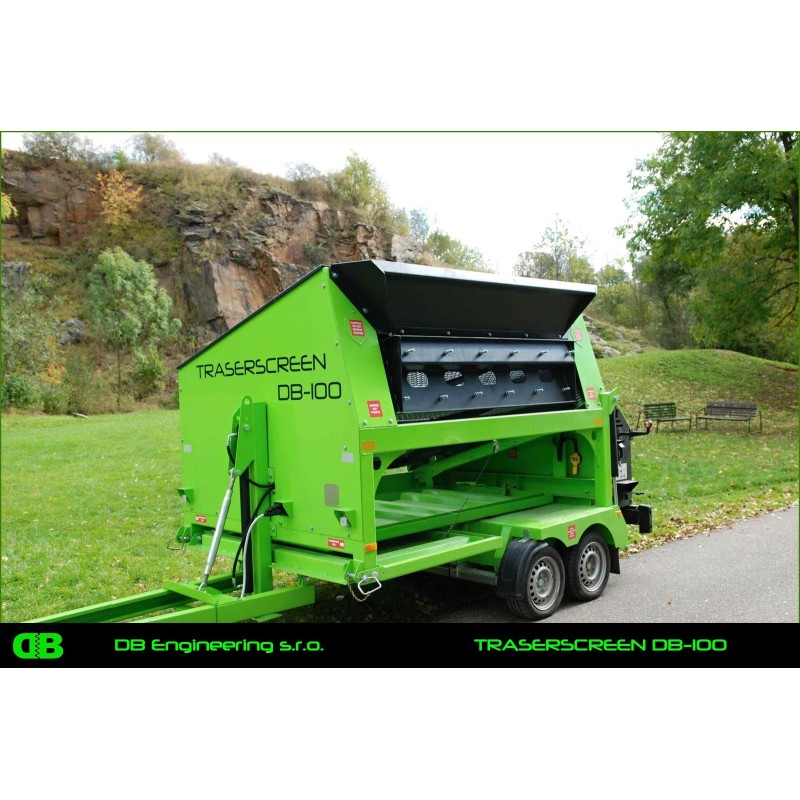 Crible stationnaire traserscreen DB-100 37-150 t/h
