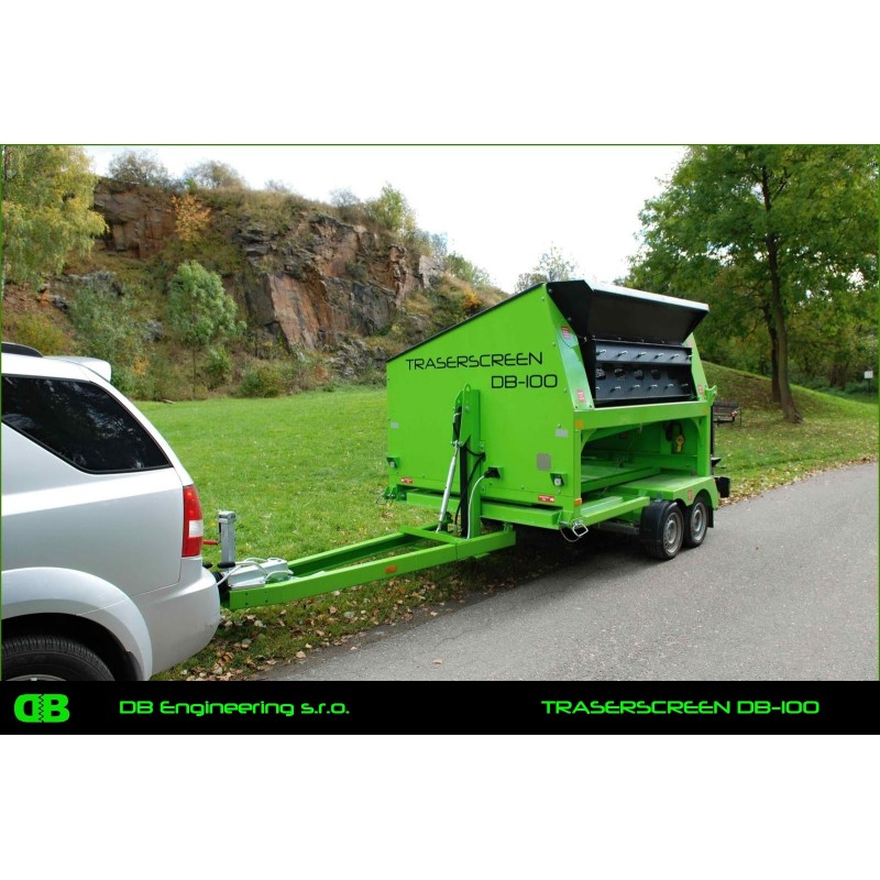 Crible stationnaire traserscreen DB-100 37-150 t/h