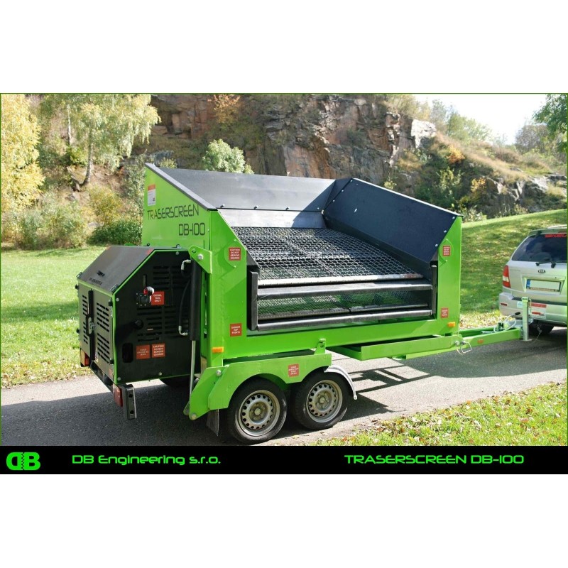Crible stationnaire traserscreen DB-100 37-150 t/h