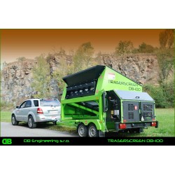 Crible stationnaire traserscreen DB-100 37-150 t/h