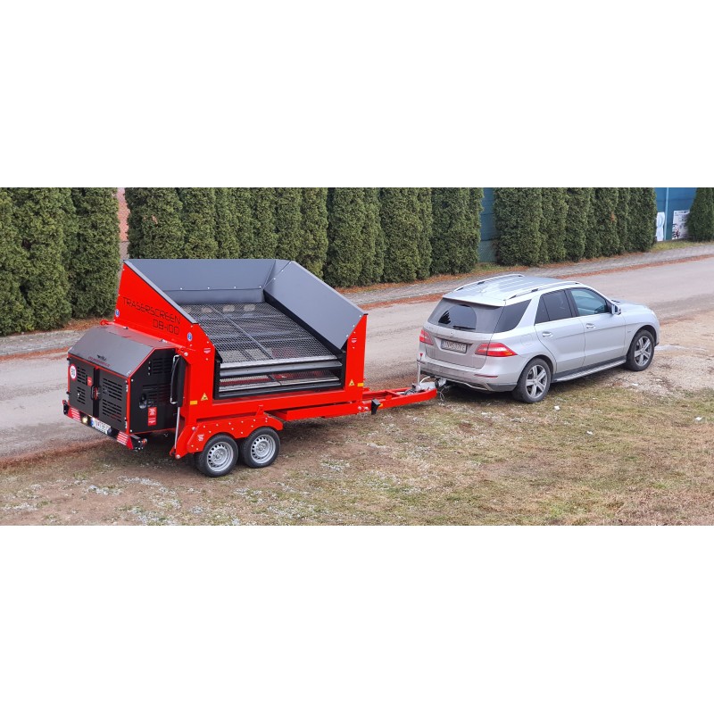 Crible stationnaire traserscreen DB-100 37-150 t/h