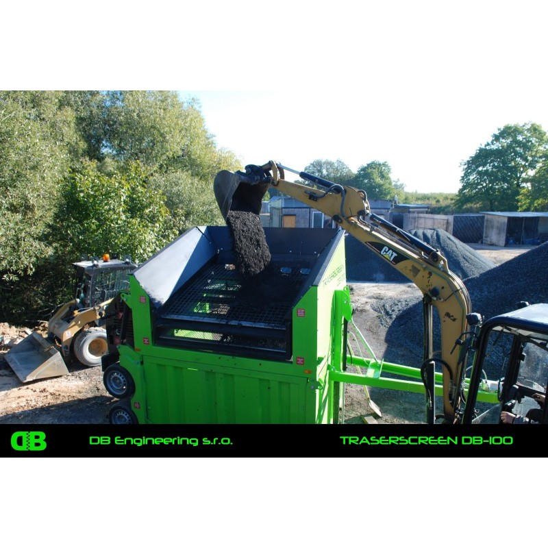 Crible stationnaire traserscreen DB-100 37-150 t/h