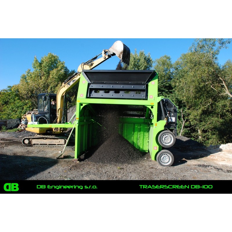 Crible stationnaire traserscreen DB-100 37-150 t/h