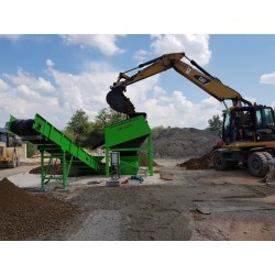 Crible stationnaire traserscreen DB-100S 37-150 t/h