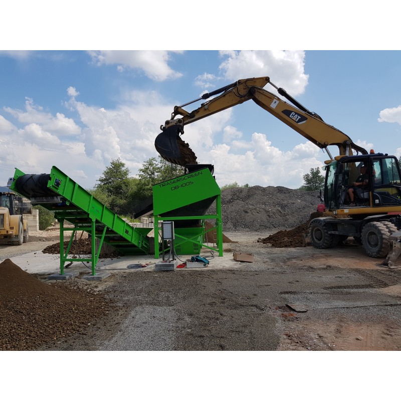 Crible stationnaire traserscreen DB-100S 37-150 t/h
