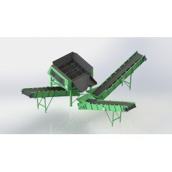 Crible stationnaire traserscreen DB-100S 37-150 t/h