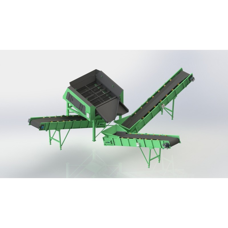 Crible stationnaire traserscreen DB-100S 37-150 t/h