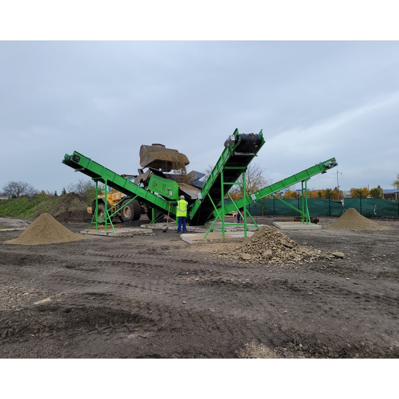 Crible stationnaire traserscreen DB-100S 37-150 t/h