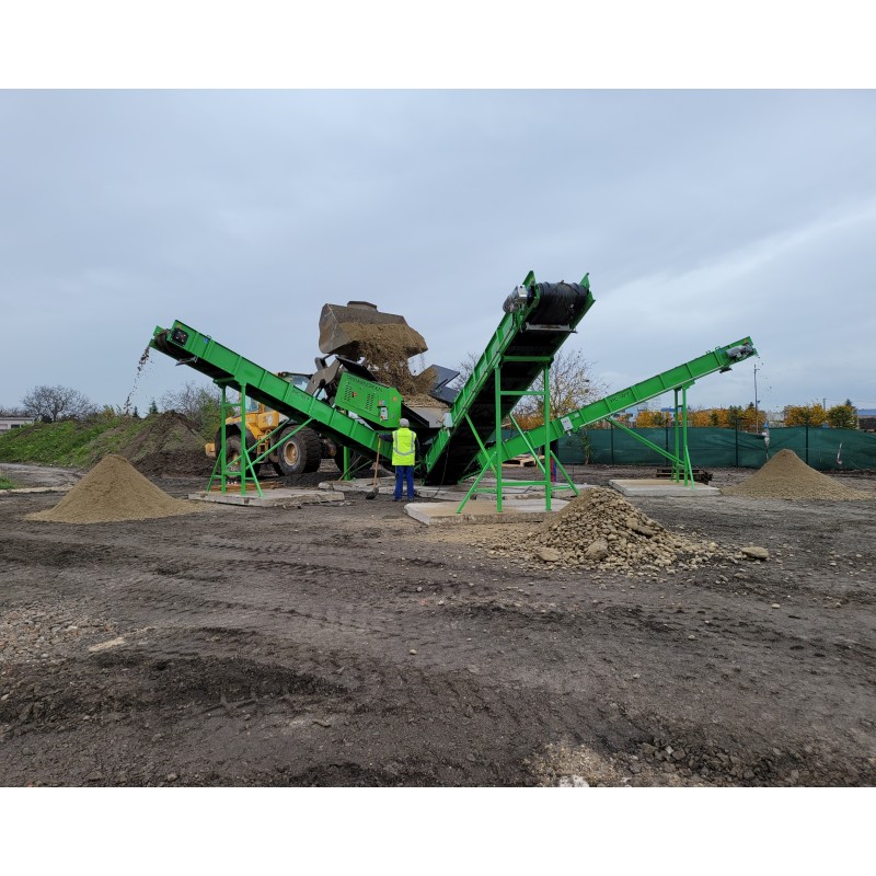 Crible stationnaire traserscreen DB-100S 37-150 t/h