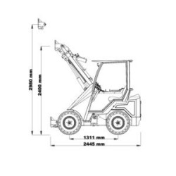 Valet de ferme CASTLOADER 33TLX 