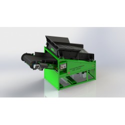 Crible stationnaire DB25SC avec convoyeur 7-25 t/h