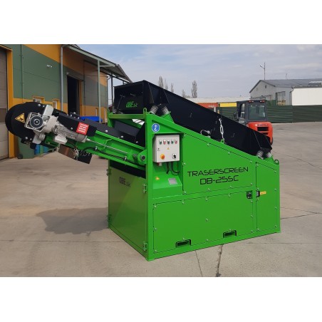Crible stationnaire DB25SC avec convoyeur 7-25 t/h