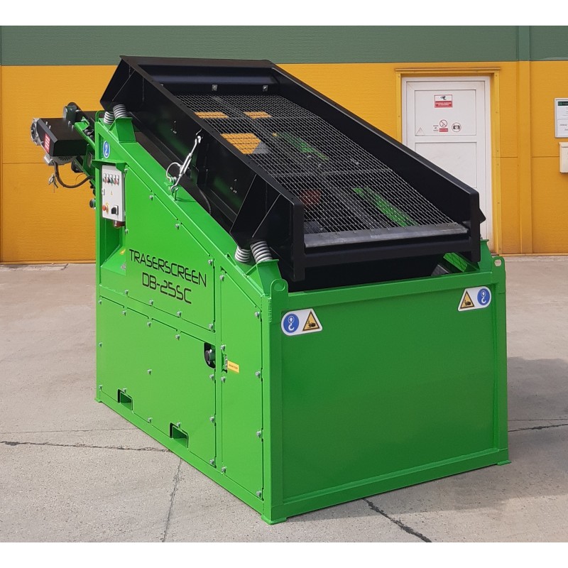 Crible stationnaire DB25SC avec convoyeur 7-25 t/h