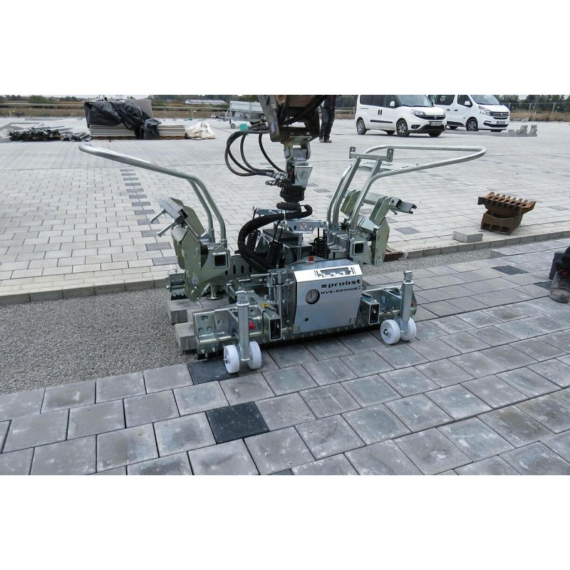 Pince hydraulique pour pavés