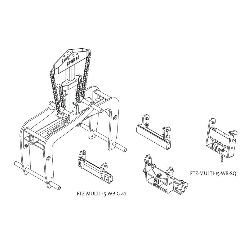 Pince pour éléments préfabriqués