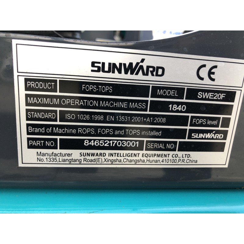 Mini pelle SWE20F SUNWARD