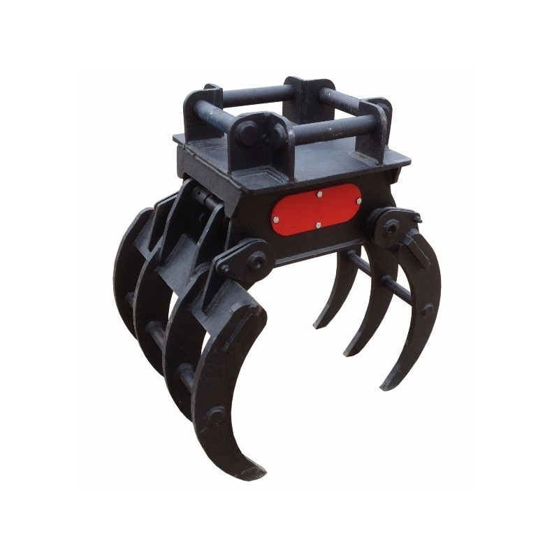 Grapin fixe sans rotation pour pelle 2 - 3.5T